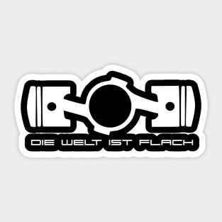 Die Welt ist Flach (2) Sticker